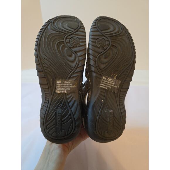 Jambu J Sport Poppy Gray Women's 8 M Sandals With Ankle Strap - Picture 10 of 13